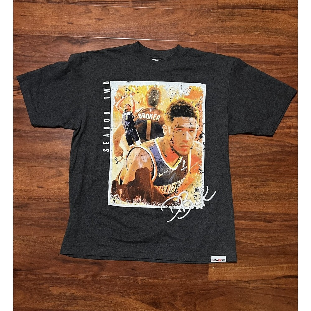 Devin Booker NBA2K 2023 Video Game Promo T-shirt Size XL Shaka Wear